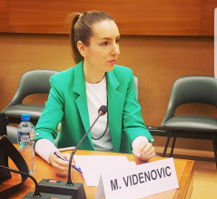 28 June 2018 Deputy Chairperson of the Committee on Human and Minority Rights and Gender Equality Maja Videnovic at the international workshop in Geneva